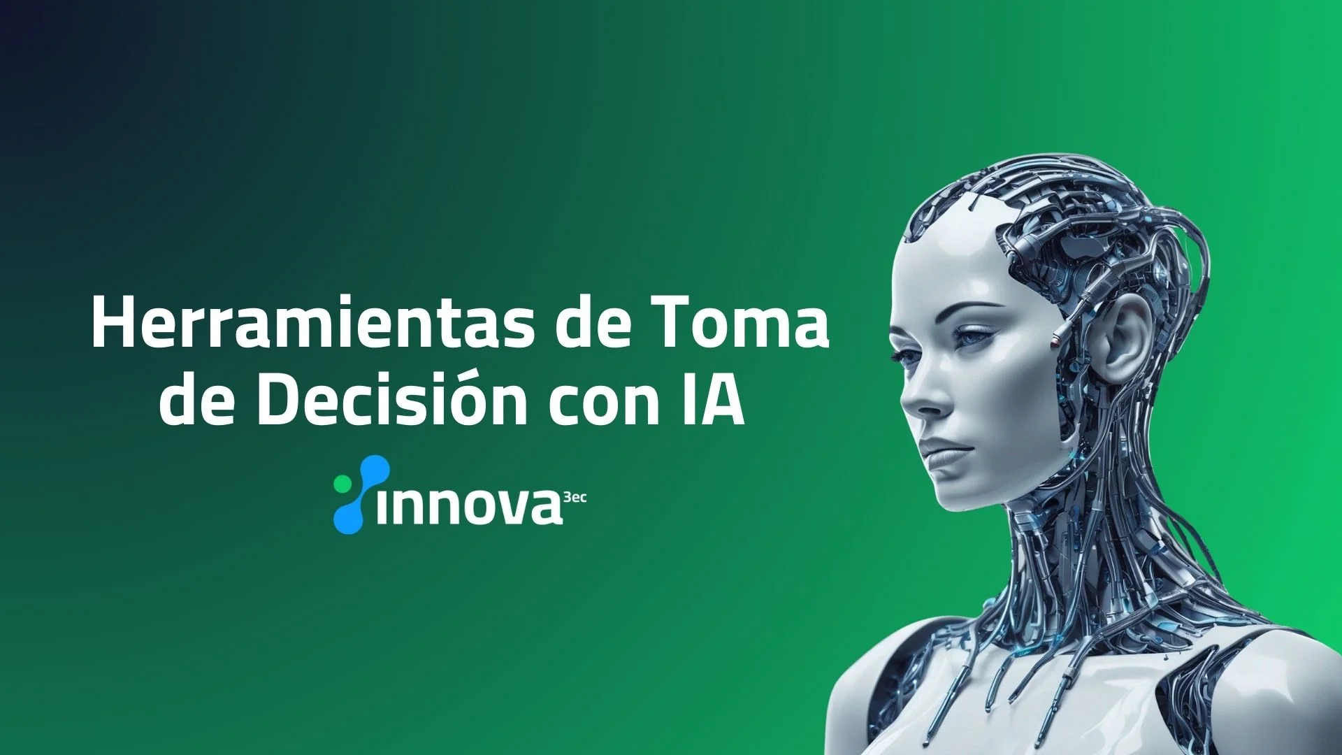 Ejemplo de herramientas de toma de decisión con IA como Power BI, AWS Machine Learning e IBM Watson en empresas