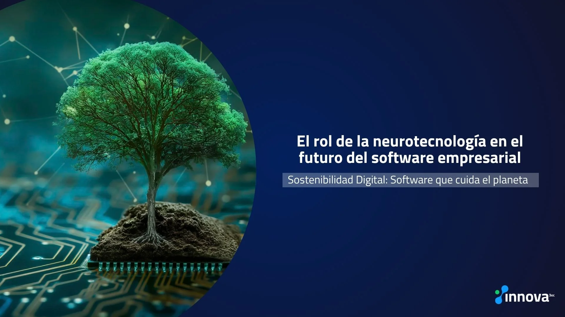 Representación de sostenibilidad digital con software en empresas tecnológicas